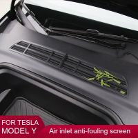 Air Inlet Protective Cover For 2021 2022 Tesla Model Y Insect-proof Net Front Air-conditioning Intake Grille Clean Accessories