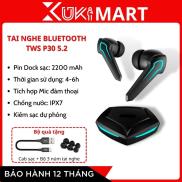 Tai nghe Bluetooth Gaming không dây cao cấp TWS P30 V5.2, thiết kế nhỏ gọn