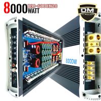 พาวเวอร์แอมป์คลาสดีรถยนต์ DM-6000K2 HI POWER CLASS-D 8000วัตต์ไส้แน่นๆวงจรทะลัก พลังแรงมาก ราคาประหยัดสุดขับซับ 10 12 15 นิ้วซับโมกระจายหายห่วง