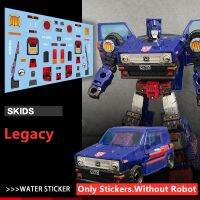 ชุดอัพเกรดสติกเกอร์น้ำสำหรับการเปลี่ยนแปลง Legacy Skids Action Figure อุปกรณ์เสริม