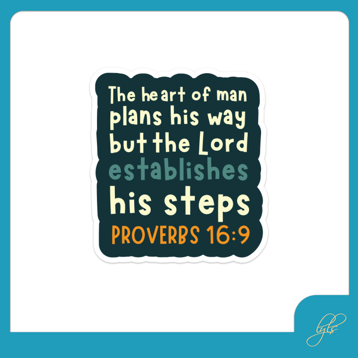 PROVERBS 169 BIBLE VERSE Waterproof Vinyl Sticker for Motorcycle, Bike