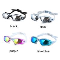 Goggles Man Silicone Anti-fog UV Adjustable Multicolor Glasses With Earplug Men Eyewear