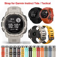 Smart watch Silicone Strap for Garmin Instinct Solar Sports Wristband Bracelet for Garmin Instinct Tide/Esports/Solar/Tactical LED Strip Lighting