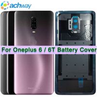 100% ใหม่เคสปลอกหุ้มช่องหลังสำหรับ Oneplus 6T พร้อมฝาปิดเลนส์สำหรับ Oneplus 6T ผ้าคลุมสำหรับเปลี่ยน