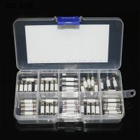 XMM-50pcs Ceramics Fuses Kit 5mm X 20mm  0.25a  0.5a 1a 2a 3a 5a 8a 10a 15a 20a 250v Fuse 5*20 Protective Insurance Tube Set