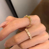 A niche new Chinese style jade ring for women with fashionable temperament and versatile high-end feel. The adjustable national style ring trend PRTJ