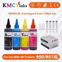 KMCYinks 951XL 950 951 950XL ชุดหมึกเติมสำหรับ HP 8100 8600 8620 251dw 276dw พร้อมชิปรีเซ็ตอัตโนมัติ