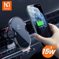 Mcdodo 15W Wireless Car Phone Holder Fast Charger Automatic Gravity Air Vent Clip Stand For iPhone 13 12 X Huawei Xiaomi Samsung Car Chargers