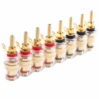 【hot】◆▽  8pcs/lot 42MM Gold Plated Terminal Binding Amplifier Suitable 4mm Banana Plug