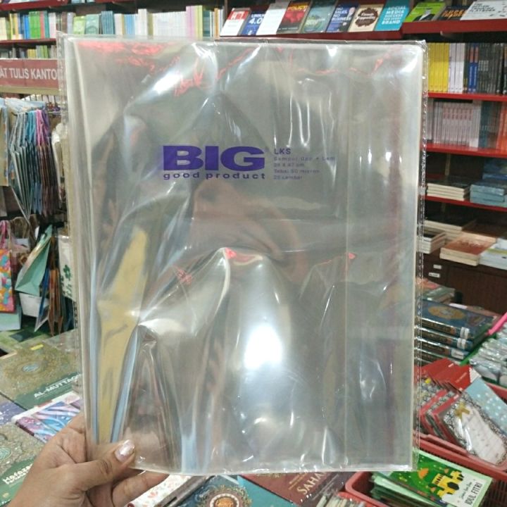 Sampul Buku Tulis BIG OPP LKS - 25 Lembar Plastik LKS Bening | Lazada