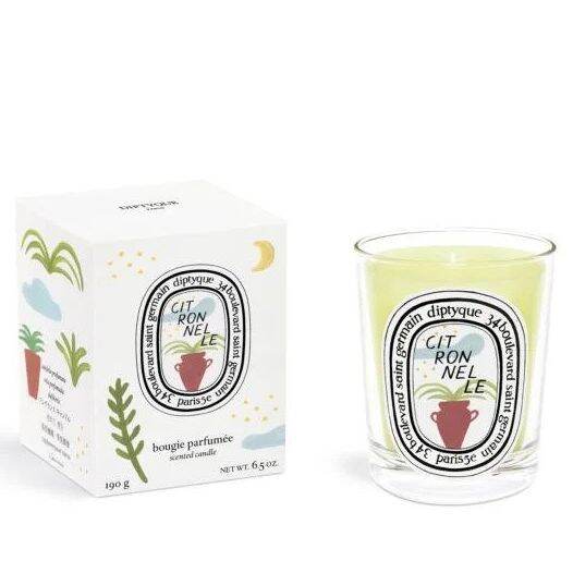 Diptyque Citronnelle/ Lemongrass Scented Candle 190g Summer Collection ...