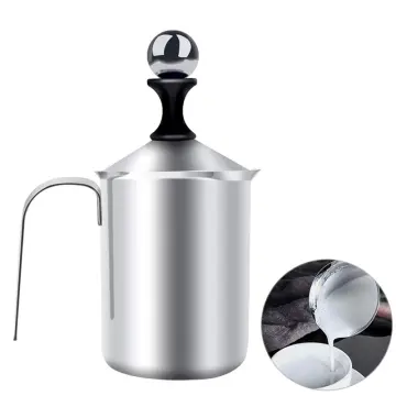 Ready Stock !!! 800ml & 400ml Milk Frother Pump/Double Mesh Coffee