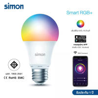Simon หลอดไฟอัจฉริยะ Smart Bulb ไฟเต้นตามจังหวะเพลง เพื่อเพิ่มสีสันให้กับปาร์ตี้  ขั้วE27 กำลังไฟ 8.5W 16 ล้านเฉดสี รองรับทั้งโทรศัพท์ Android และ iOS