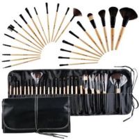 ของแท้ MEI LINDA BRUSH แปรงชุด 24 ชิ้น กระเป๋าหนัง