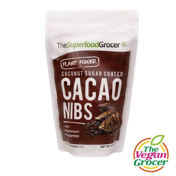 ♩The Superfood Grocer Vegan Coated Cacao Nibs 454g 227g Lazada PH