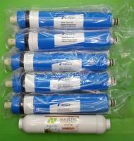 ( ถูก ยก ไส้เมมเบรน 5 ไส้ + ไส้อัลคาไลน์ 1 ไส้ ) FAST 150 GPD ไส้กรองน้ำ ไส้กรองเมมเบรน membrane r.o. ro. RO Membrane ของ เครื่องกรองน้ำ เครื่องกรอง ไส้กรอง