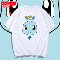 Pokémons เสื้อยืดแขนสั้นชายและหญิง,0000ครึ่งแขนทรงหลวมการ์ตูนอะนิเมชั่น