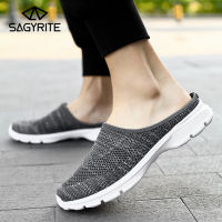 Size 35-48 Couple Shoes Korean for Walking Half Slippers Flip Flops Breathable Sandals Men