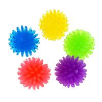 ลูกบอลหลากสี R1A9M สำหรับลูกแมว Fidget Ball ของเล่น Squeezes Ball ลูกบอล TPR ของเล่นฝึกเคี้ยวแมวของเล่นแมวสัตว์เลี้ยงยืดได้ลูกบอลกำมะหยี่