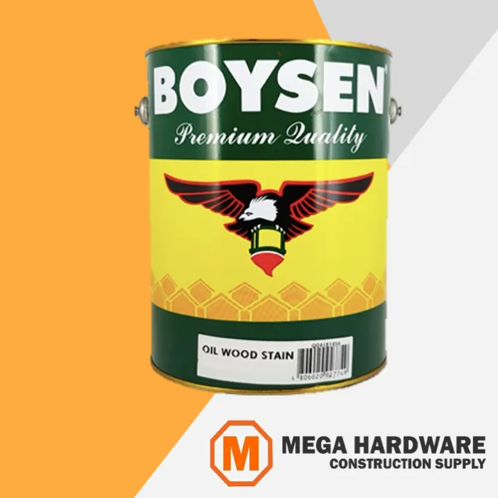 Boysen Oil Wood Stain (Mahogany) 1L Lazada PH