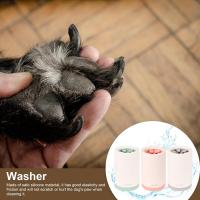 Foot Washer Cleaning Brush Cup With Silicone Brush Detachable Cleaner For Dog And Cat Feet Cleaning Brush Cup With