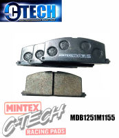 MINTEX C-Tech ผ้าเบรคเกรด Hi Performance ซี่รีย์ M1155 คู่หน้า โตโยต้า TOYOTA Corolla AE80, EE80, EE90, AE92, EE100, 101, AE110, 111, Corona AT151, ST151, AT171, Starlet EP81, MR2 1.6 Turbo, Paseo