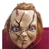 Halloween party Chucky latex mask masquerade party decorated ghost baby scary headdress