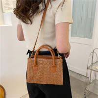 Straw Handbag Weave Tote Bag Female Shoulder Bags for Women 2023 Summer Beach Straw Handbags Lady Crossbody Travel Shopping Bags