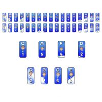 【YF】 17-tone thumb piano scale stickers Kalimba note digital