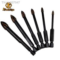 ┇◕  Krachtige Glass Drill Bit Set  Glass Cross Spear Head Drill Bits  amp; Alloy Carbide Point with 4 Cutting Edges Tile