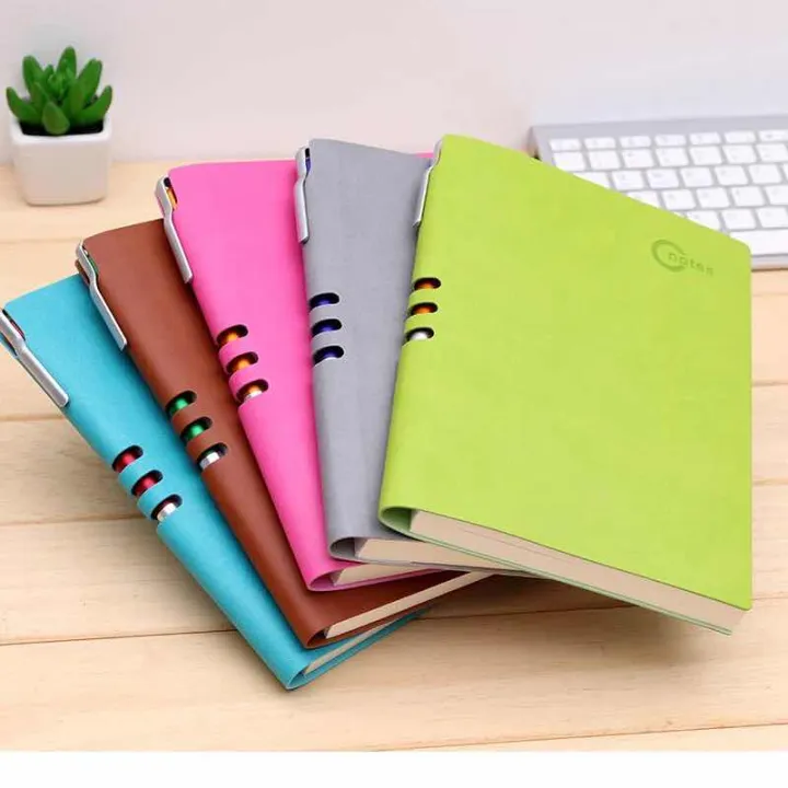 note book 1 each #185-25 w/ sided ballpen and tie binder 148 pages ...