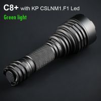 Convoy C8 Plus Flashlight with KP CSLNM1.F1 Green Light Linterna Led Tactical Lamp Hunting EDC 18650 Flash Torch Work Latarka Rechargeable Flashlights