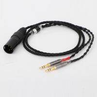 Preffair E516YE 2x3.5mm HIFI 4-pin XLR Male Balanced Headphone Upgrade Cable for Sundara Aventho focal elegia t1 t5p D7200 D