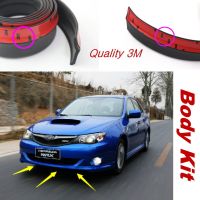 For Subaru Legacy Liberty B4 Car Bumper Lip lower Body Kit Front Rear Skirt Spoiler Bumper Deflector Rubber Strip