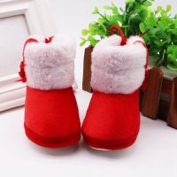 Baby Shoes Infant Girl Cotton Snow Boots Newborn Girl Anti-slip Mid-tube Boot Warm Casual Toddler Shoes