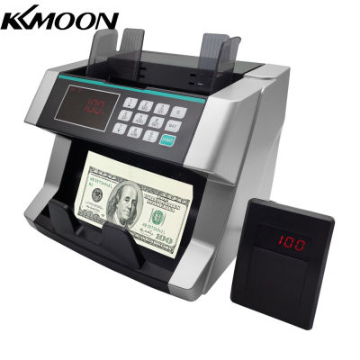 KKmoon เครื่องนับเงินปลอมเครื่องตรวจนับธนบัตรเงินอัตโนมัติการตรวจจับ Fast นับความเร็วโหลดทางด้านบน Bill เครื่องนับ UV MG IR สำหรับยูโรแบงค์ดอลลาร์เพิ่มและชุดโหมด
