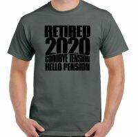 2023ใหม่เกษียณอายุเสื้อยืดเกษียณ2020บุรุษตลก Pensioner 65th 68th วันเกิด OAP ด้านบน