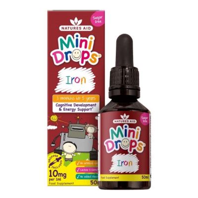 Natures Aid Mini Drops Iron