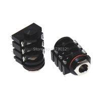 2PCS 6.35mm/6.35 Stereo Audio Microphone Female socket/Jack Connector 6P/6PIN