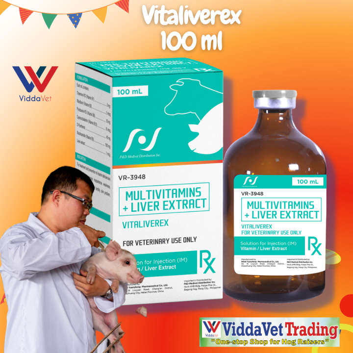 New! 100 ML Vitaliverex (Multivitamins + liver extract) 100ml for
