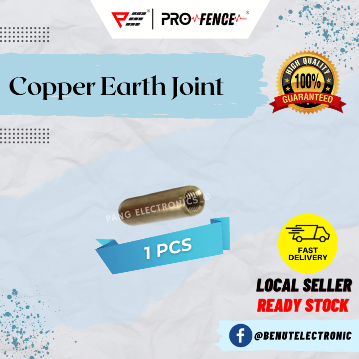 Pro Fence 14mm Copper Earth Rod Coupling Electric Fence Grounding Pagar