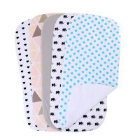 ♦™ 100 Cotton Baby Burp Cloth Three-layers Feeding Towel Saliva Towel Absorbent Waterproof for Newborns Soft Baby Bibs