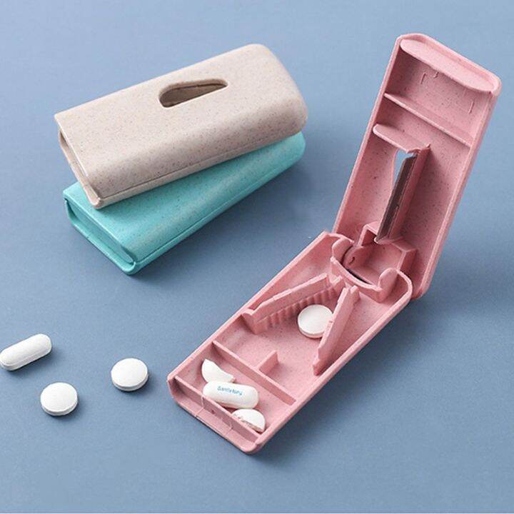 PETIRUN Colorful Portable Mini Creative Medicine Splitter Pill Cutter