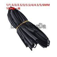 Black insulated heat-shrinkable tubing package 10 kinds of diameters of 1 meter each 1/1.5/2/2.5/3