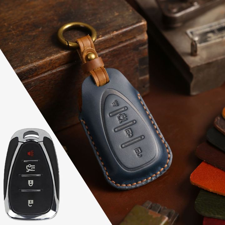 leather-car-key-case-cover-for-chevrolet-chevy-cruze-cavalier-malibu-xl-equinox-sail-jm-trax-keychain-holder