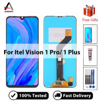 จอแอลซีดีขนาด6.6นิ้วสำหรับ Itel Vision 1 Pro L6502/Vision/vision1 Plus L6501สัมผัสหน้าจอ LCD หน้าจอดิจิตอลอะไหล่ทดแทนประกอบไม่มีพิกเซลที่ตายคุณภาพสูง