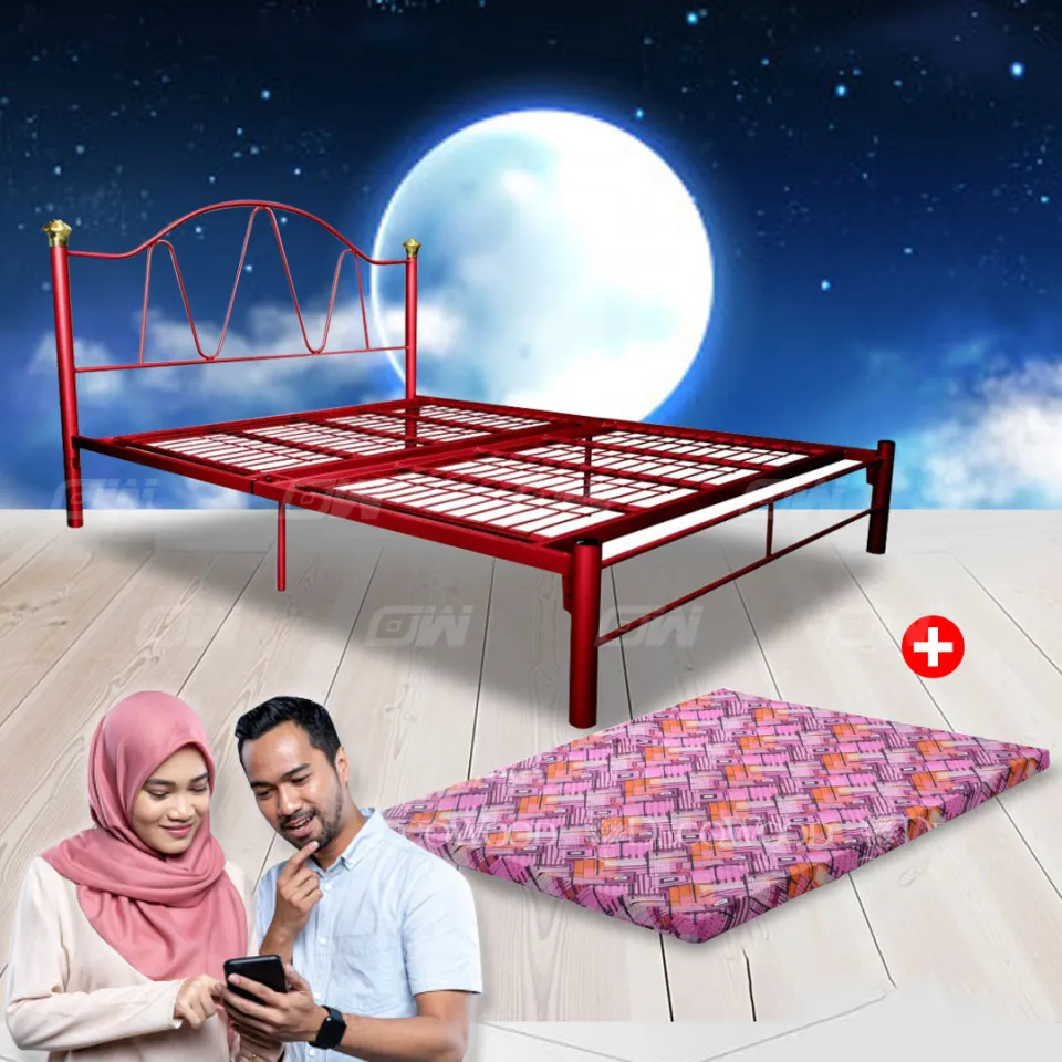 3v powder coat metal bed frame new arrivals