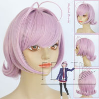 Najimi Osana Cosplay Wig Anime Komi Cant Communicate Pink Short Wig Komi-san Wa Komyushou Desu Fiber Hair Free Wig Cap Girls