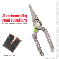 คีมตกปลา Anti Slip Fishing Plier Scissor Self-Locking Fishing Hook Remover Clamp Grabber Lip Grips Fishing Tackle Tool