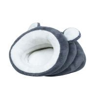 Pet Dog Bed Autumn Winter Small Dog Caterpillar Kennel Semi-enclosed Yurt Rabbit Plush Breathable Warm Cat Litter Accessories